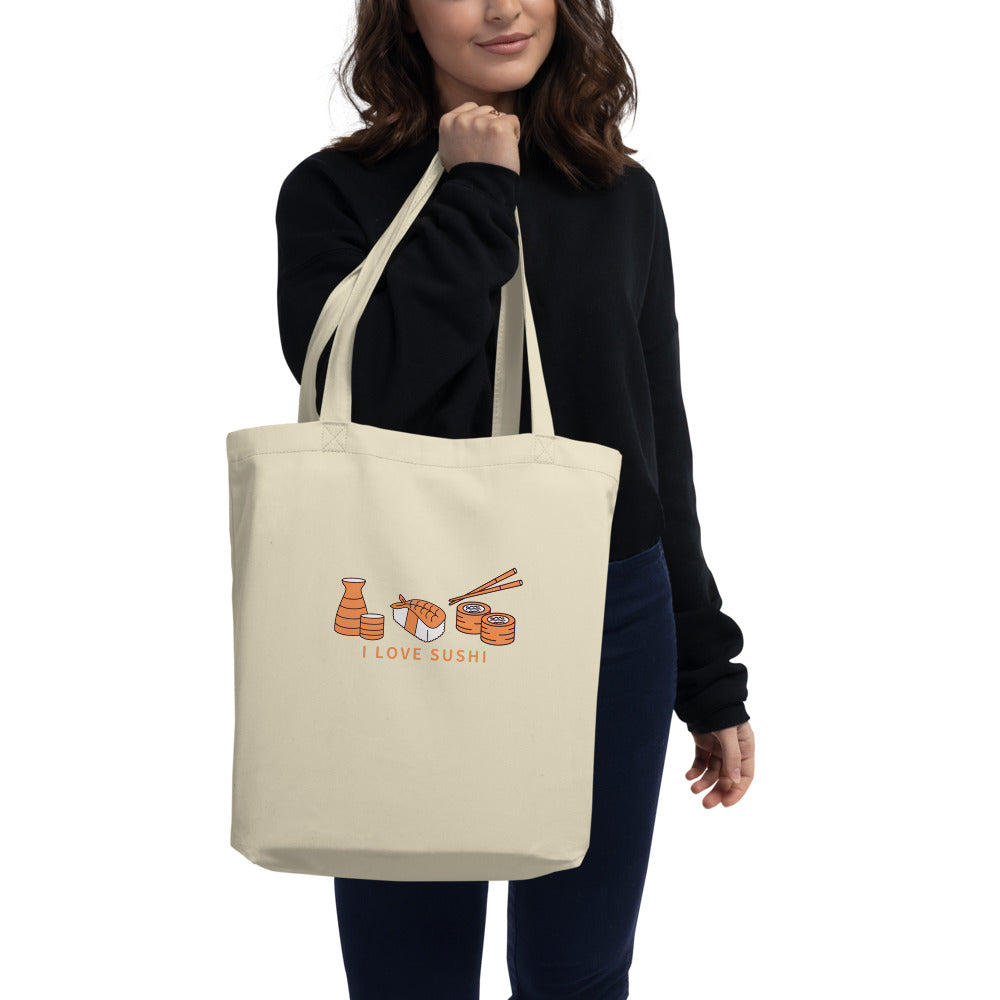 Sushi Addict Love Japanese Sushi Gift For Sushi Lover Tote Bag by EQ Designs  - Fine Art America